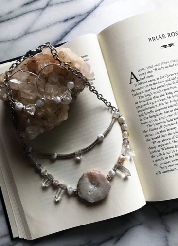 Quartz Points and Crystal Geode Jewelry